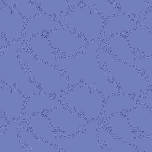 Preorder August 2026: Color Camp Dusk Trailmap Muted Blueberry 10421-P1 by Alison Glass