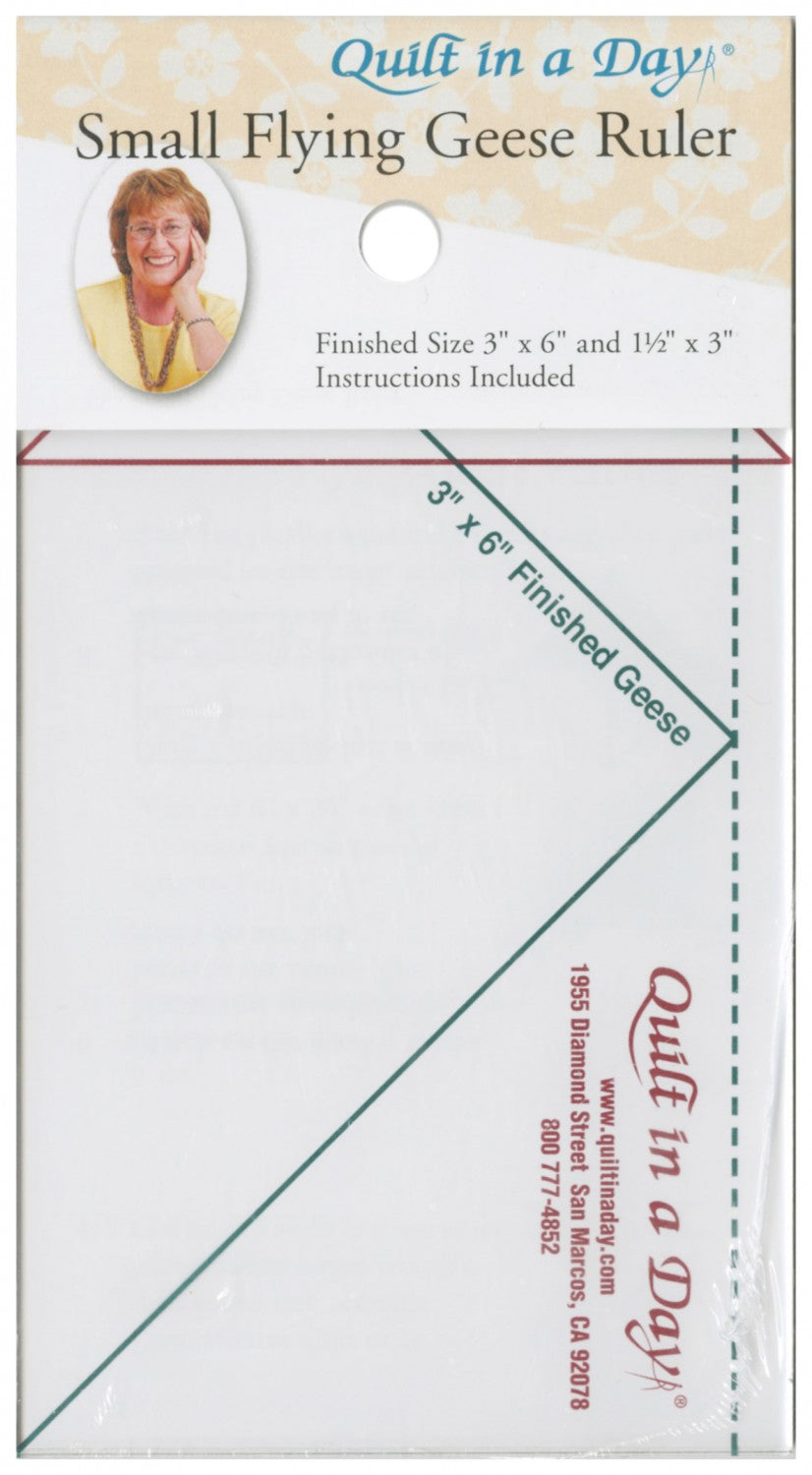 Small Flying Geese Ruler 3-1/2in x 6-1/2in 2006QD