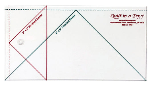Large Flying Geese Ruler 2007QD