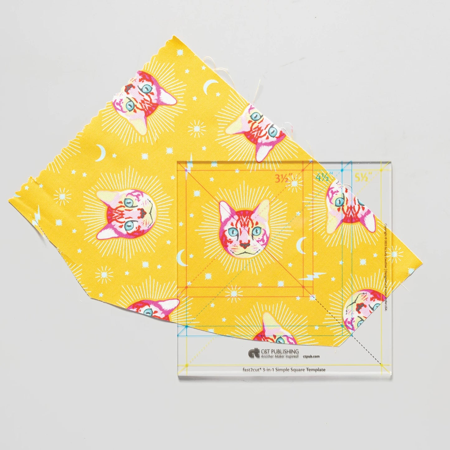 fast2cut 3-in-1 Simple Square Template 20517