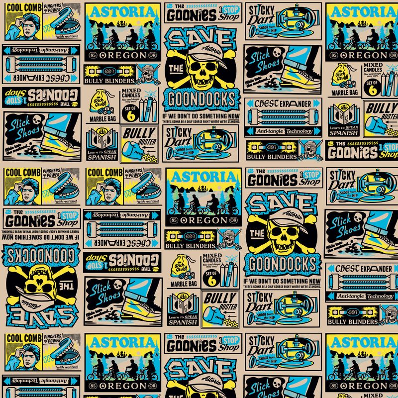 Preorder July 2027: The Goonies and Gremlins Comic Strip Goonies Cream 23640106-01