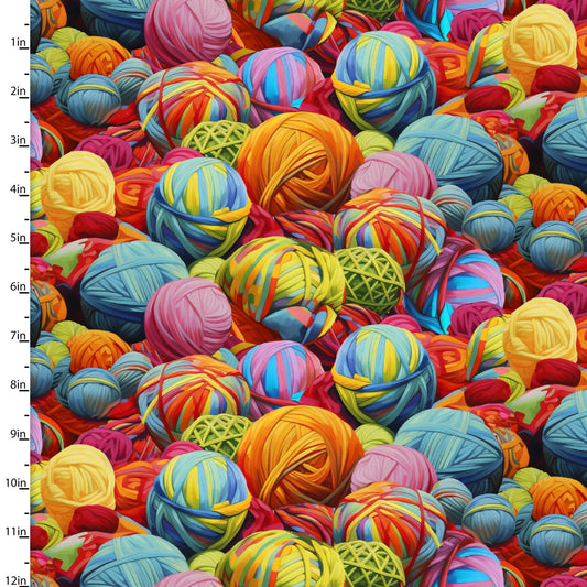 Perfectly Playful Digitally Printed by Ivan Guaderrama Kaleidoscope Knit 22964-MLT Cotton Woven Fabric