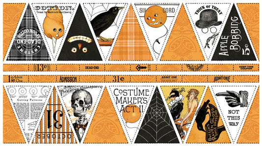 Costume Maker's Act 2 by J. Wecker Frisch 24" Panel Costume Party Bunting    PD16003R-PANEL Cotton Woven Panel