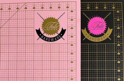 Tula Pink Hardware 24in X 18in Double Sided Cutting Mat   TPDMAT2418 Cutting Mat