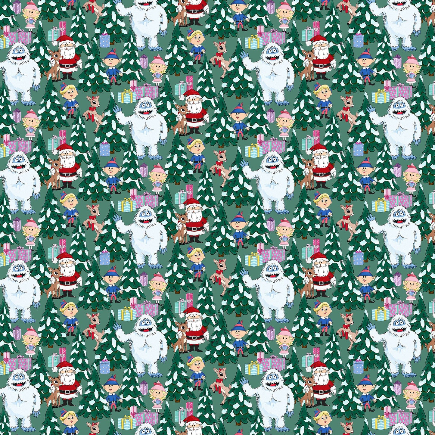 PREORDER ITEM-EXPECTED JUNE 2026: Rudolph the Red Nosed Reindeer RD1004-75 Northcott Cotton Woven