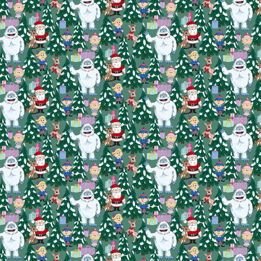 PREORDER ITEM-EXPECTED JUNE 2026: Rudolph the Red Nosed Reindeer RD1004-75 Northcott Cotton Woven