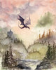 Preorder Jan 2027: Minky Panel The Land Called Honah Lee Moss Honah Lee View 48" x 60" 2957PMK-62 by Hollis Kitchin