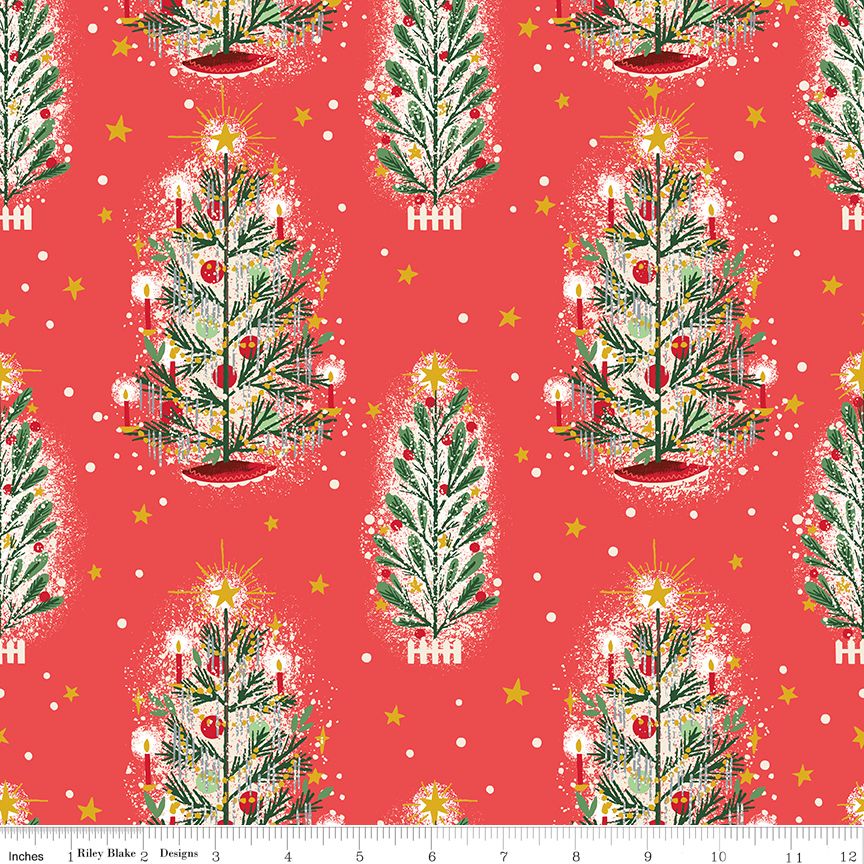Preorder May 2027: Carol Honour Christmas Red Sparkle SC19052-RED by Jill Howarth