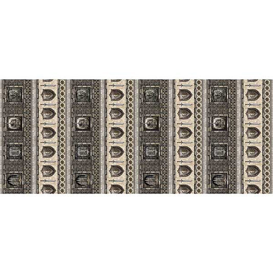 Wizards and Warriors by Morris Creative Group Castle Stripe Stone 30239K Cotton Woven Fabric