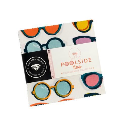 Preorder April 2026: Poolside Too Charm Pack 5 in x 5 in Precut of 42 RS5197PP RSS