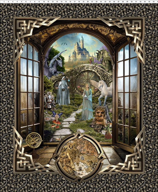 Legendary Journeys 36" Panel Small 1LJ-1 Cotton Woven Panel