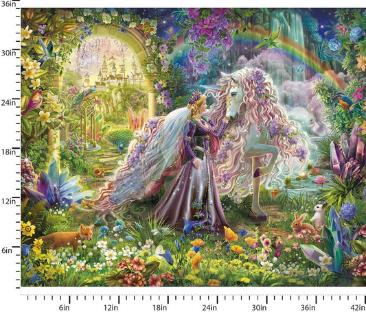 Princess Dreams by Image World 36" Panel Multi 21537-PNL Cotton Woven Panel