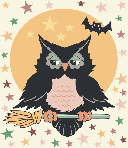 Owl-O-Ween by Urban Chiks 36" Panel    31197-11 Cotton Woven Panel
