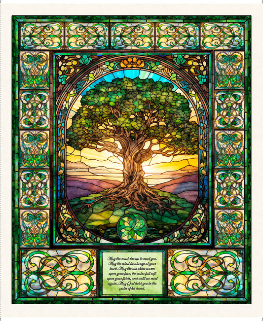 PREORDER ITEM - EXPECTED NOVEMBER 2025: Spirit of Ireland by Morris Creative Group 36" Panel    31652X Cotton Woven Panel