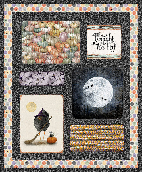 Tonight We Fly by Fully Girl Collection 36" Panel    8336P-95 Cotton Woven Panel