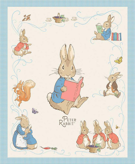 PREORDER ITEM - EXPECTED MAY 2024: Licensed The Tale Of Peter Rabbit 36" Panel    P14706-PANEL Cotton Woven Panel