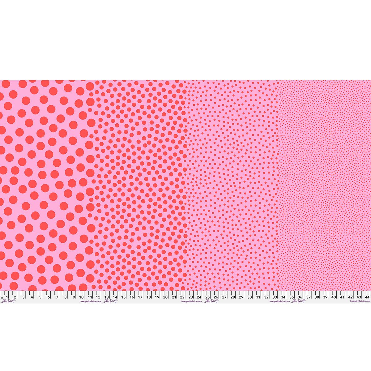 Preorder March 2027: Tula Pink True Colors Sticks and Stones PWTP299.Watermelon