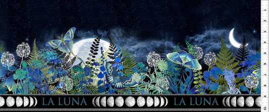 PREORDER ITEM - EXPECTED NOVEMBER 2025: La Luna by Jason Yenter 3LL.1 Metallic 3LL.1 Cotton Woven Fabric