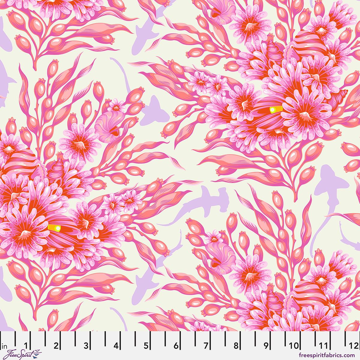 Preorder May 2026: Floral Reef Shadow Sharks Delphine PWTP267 by Tula Pink