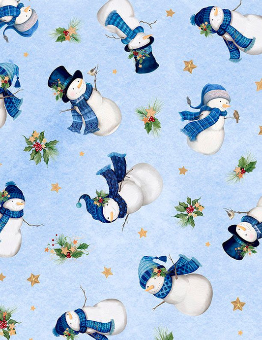 Preorder June 2026: Let It Snow-Man Snowmen Toss Light Blue27755-417 by Danielle Leone