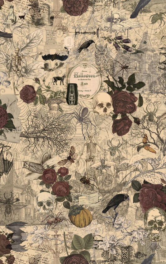 Haunted Mansion by 3 Sisters Favorites Collages 44371.11 Fabric