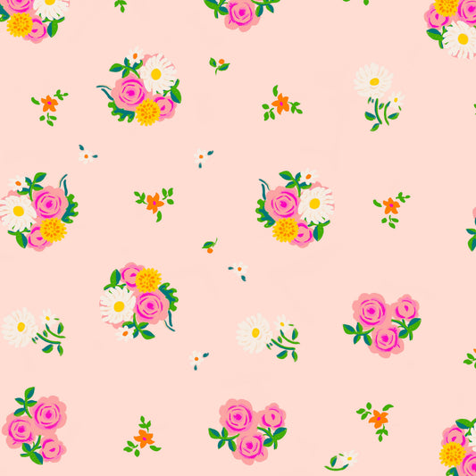 Preorder April 2027: Boat Race Denyse Floral Blush 55606D-13 by Heather Ross