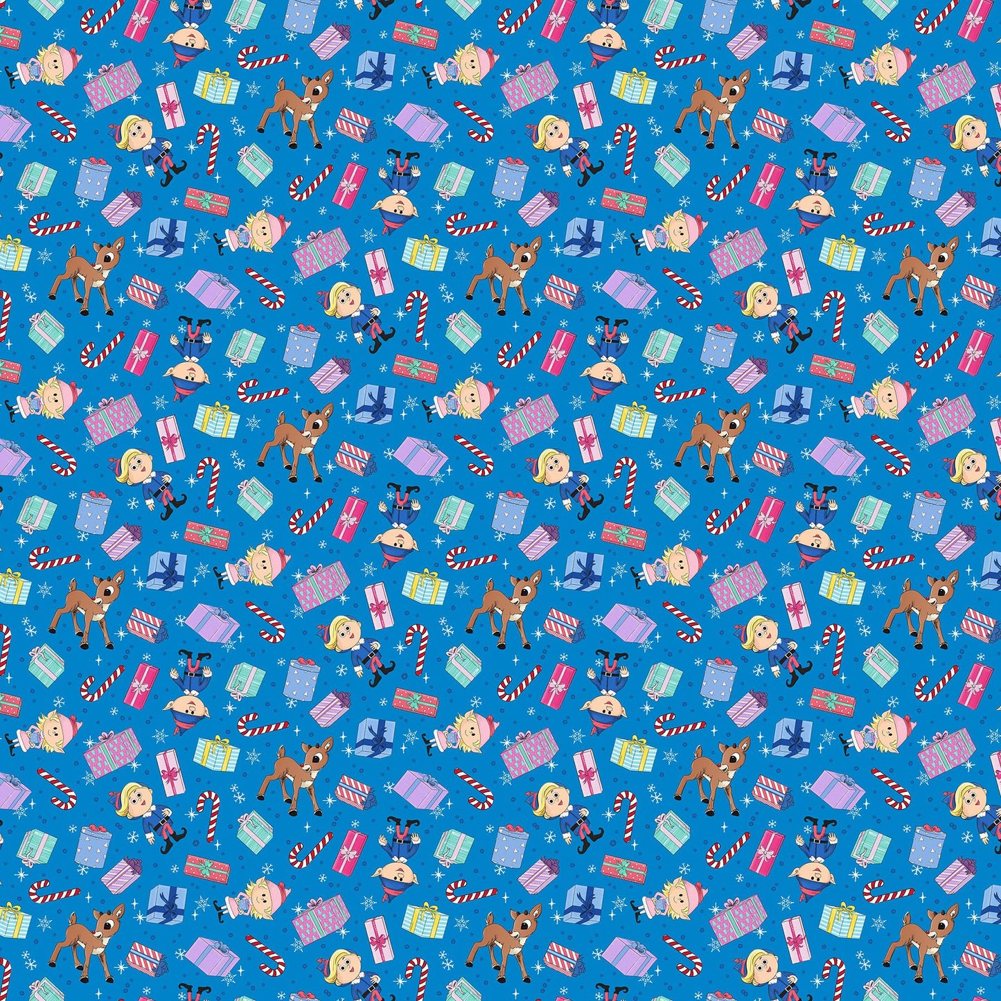 PREORDER ITEM-EXPECTED JUNE 2026: Rudolph the Red Nosed Reindeer RD1005-47 Northcott Cotton Woven