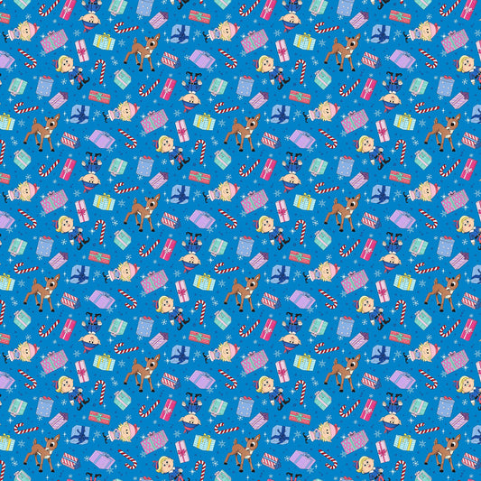 PREORDER ITEM-EXPECTED JUNE 2026: Rudolph the Red Nosed Reindeer RD1005-47 Northcott Cotton Woven