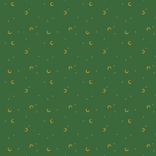 Preorder Apr 2027: Cobweb Cottage Moon and Stars Pickle Sparkle SC19086-PICKLE
