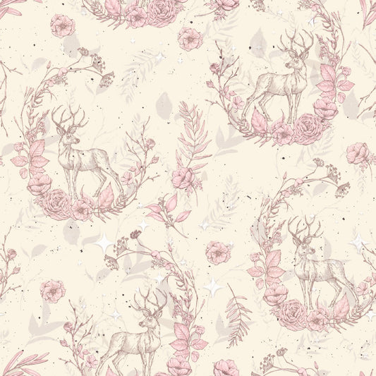 Preorder July 2026: Christmas Magic Deer Ivory 2021-41 by Frank Garcia