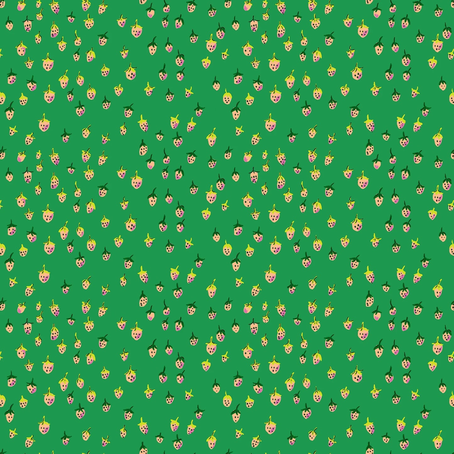 Preorder July 2026: Heather Ross Favorites Jade Field Strawberries 50899D-12 by Heather Ross