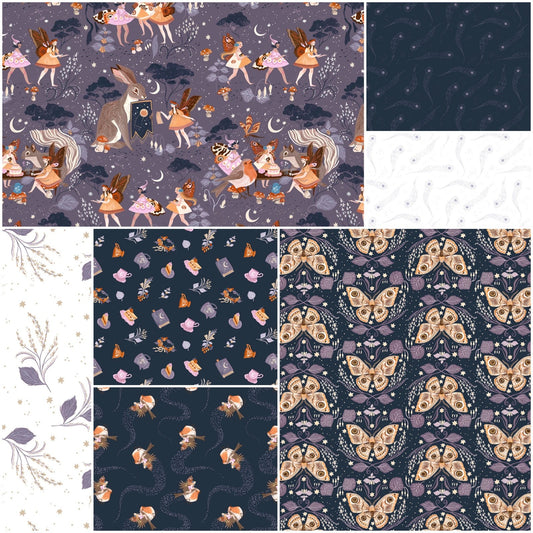 PREORDER ITEM - EXPECTED MARCH 2026: Fairy Solstice by Rae Ritchie Half Yard Bundle of 7 Prints
