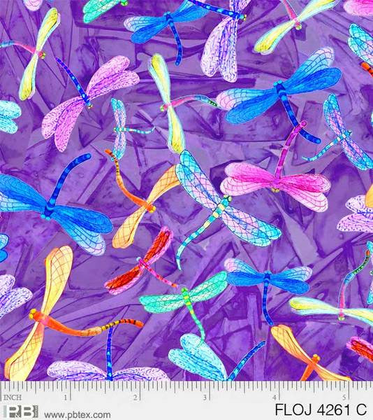 Sweet Savings July 2026 Flower Jewels Dragonflies Purple 04261 C