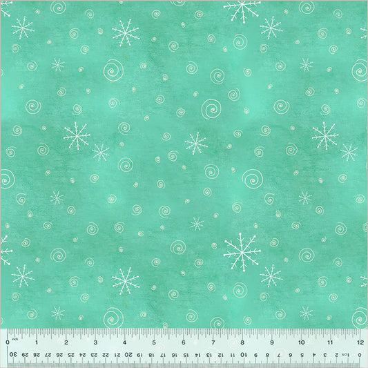 A Very Terri Christmas Snow Flurries Turquoise 54104-10