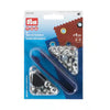 Eyelets With Washers 5mm Silver With Tools 40 Pc 542410