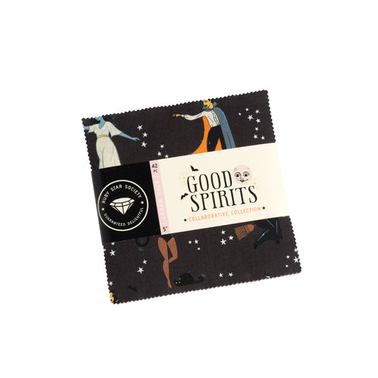 PREORDER ITEM - EXPECTED JULY 2024 Good Spirits by Ruby Star Society 5" Square Bundle of 42   RS5135PP Bundle