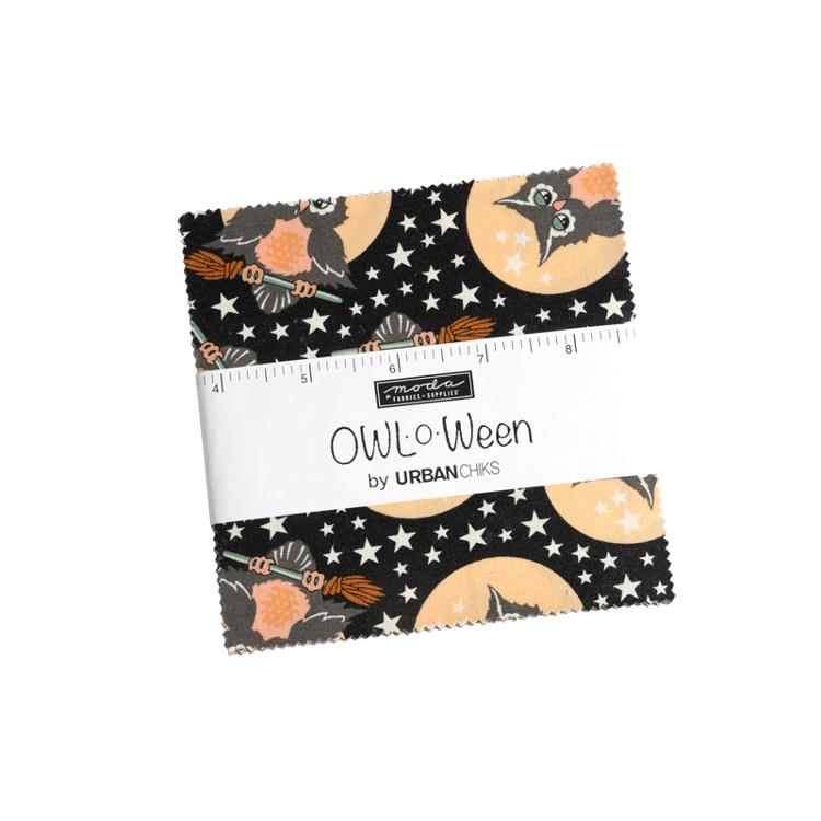 Owl-O-Ween by Urban Chiks 5" Squares Bundle of 42   31190PP Bundle