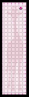 Tula Pink Hardware 6.5in x 24.5in  Giraffe Ruler   TP6X24 Ruler