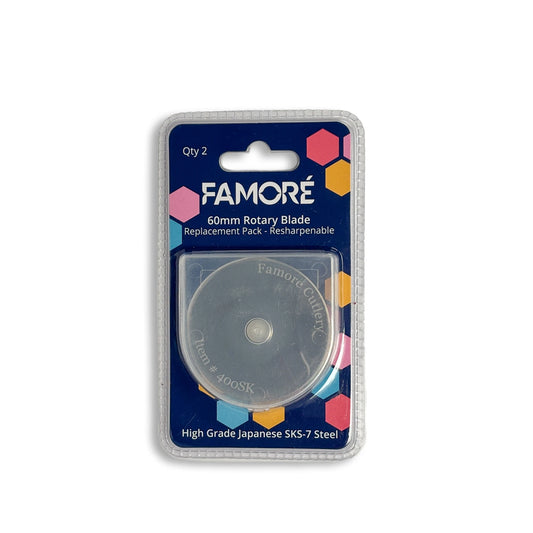 Preorder Item - Expected Late May: Rotary Cutter 60mm Blade Replacement 2 Pack   460SK-2PK