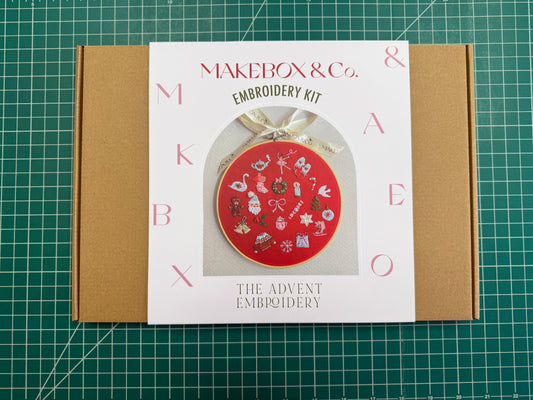 MakeBox & Co. The 24 Days of Advent Embroidery Kit KT001-87109