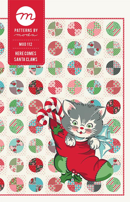 Kitty Christmas by Urban Chiks Here Comes Santa Claws Pattern MOD112