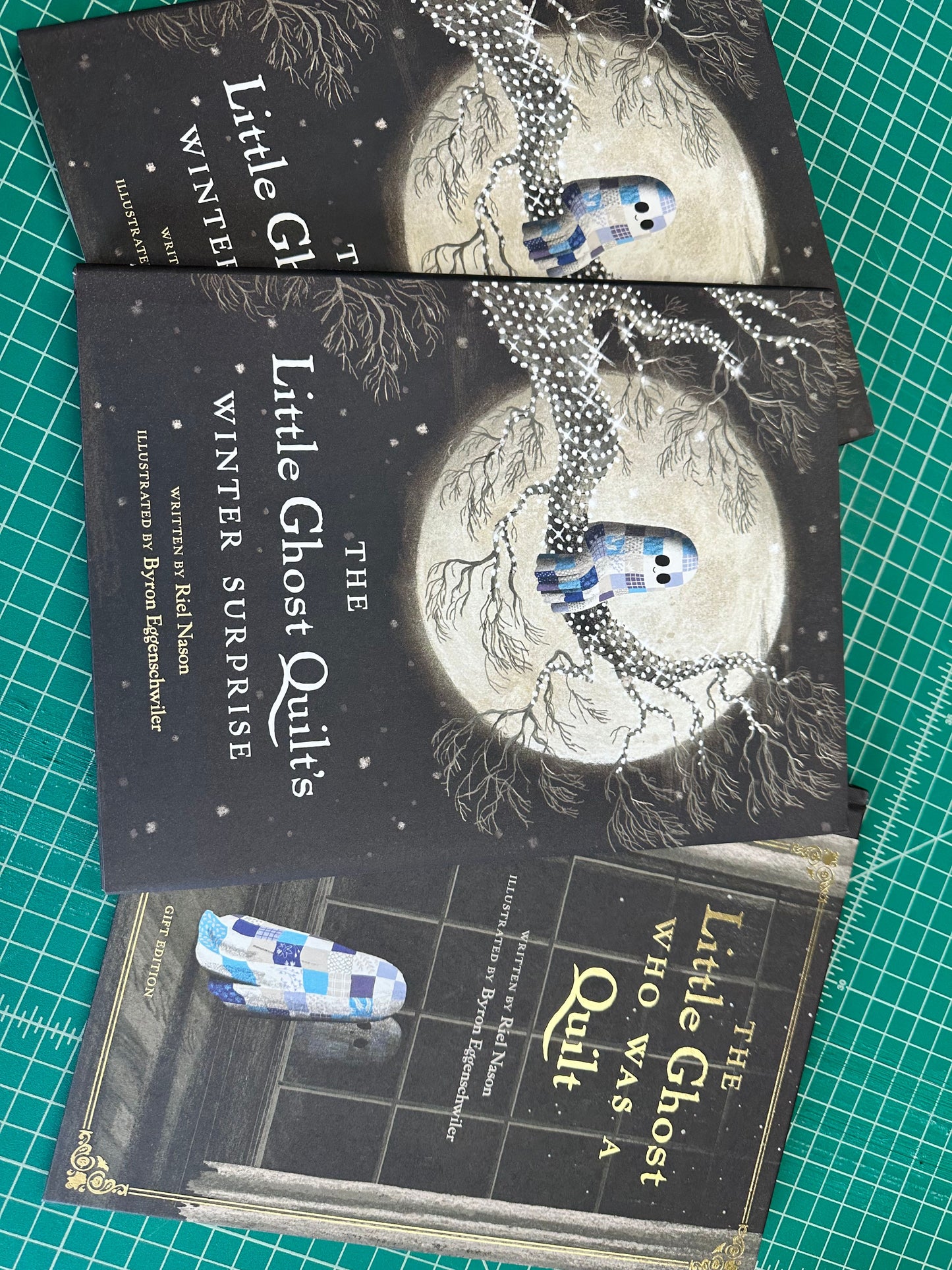 The Little Ghost Who Was A Quilt by Riel Nason, Illustrated by Byron Eggenschwiler Hardcover Book TB6447-2