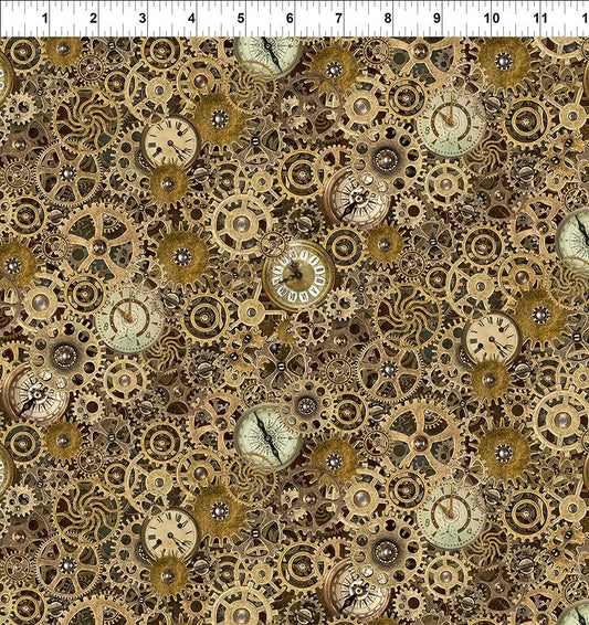 PREORDER ITEM - EXPECTED DECEMBER 2025: Steampunk Menagerie By Jason Yenter 6ST.1  6ST.1 Cotton Woven Fabric