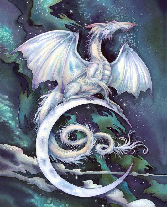 PREORDER ITEM-EXPECTED FEBRUARY 2026: Mystic Dragon by Jody Bergsma 36" Panel Mystic Dragon DDC12588 Midnite Cotton Woven Fabric