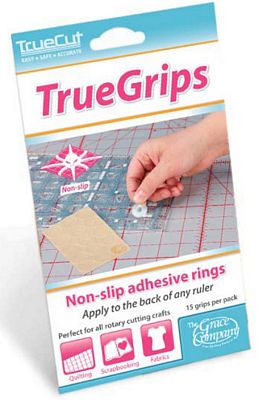 True Grips Non-Slip Ruler and Template Stickers 8-TG