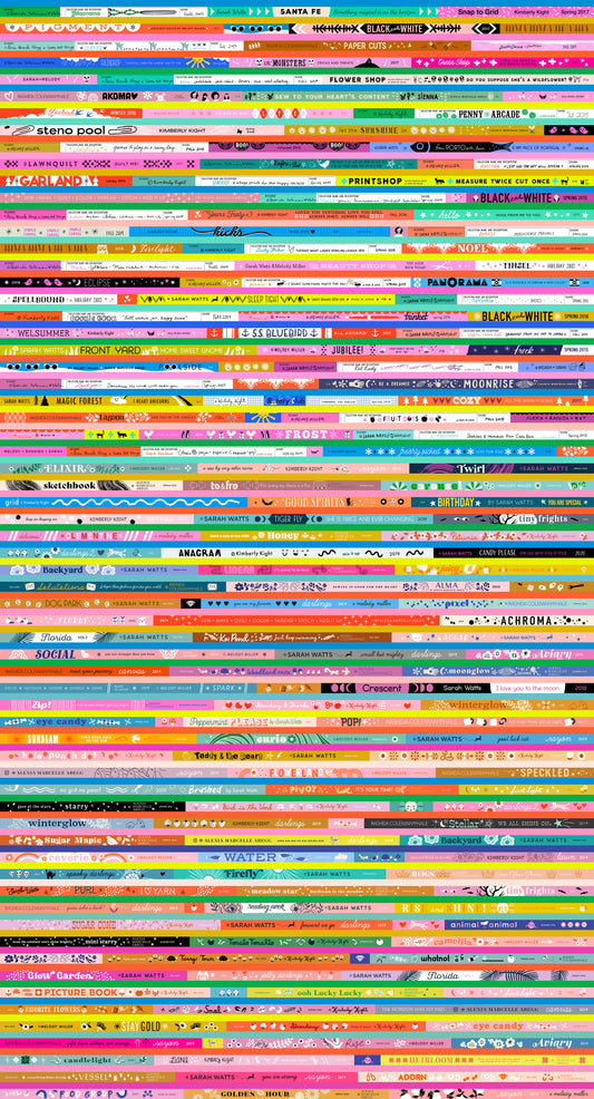 Selvedge Magic by Ruby Star Society 81" Panel Selvedge Magic Multi   RS5179.11