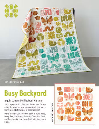 Preorder July 2026: Elizabeth Hartman Patterns Busy Backyard EH089
