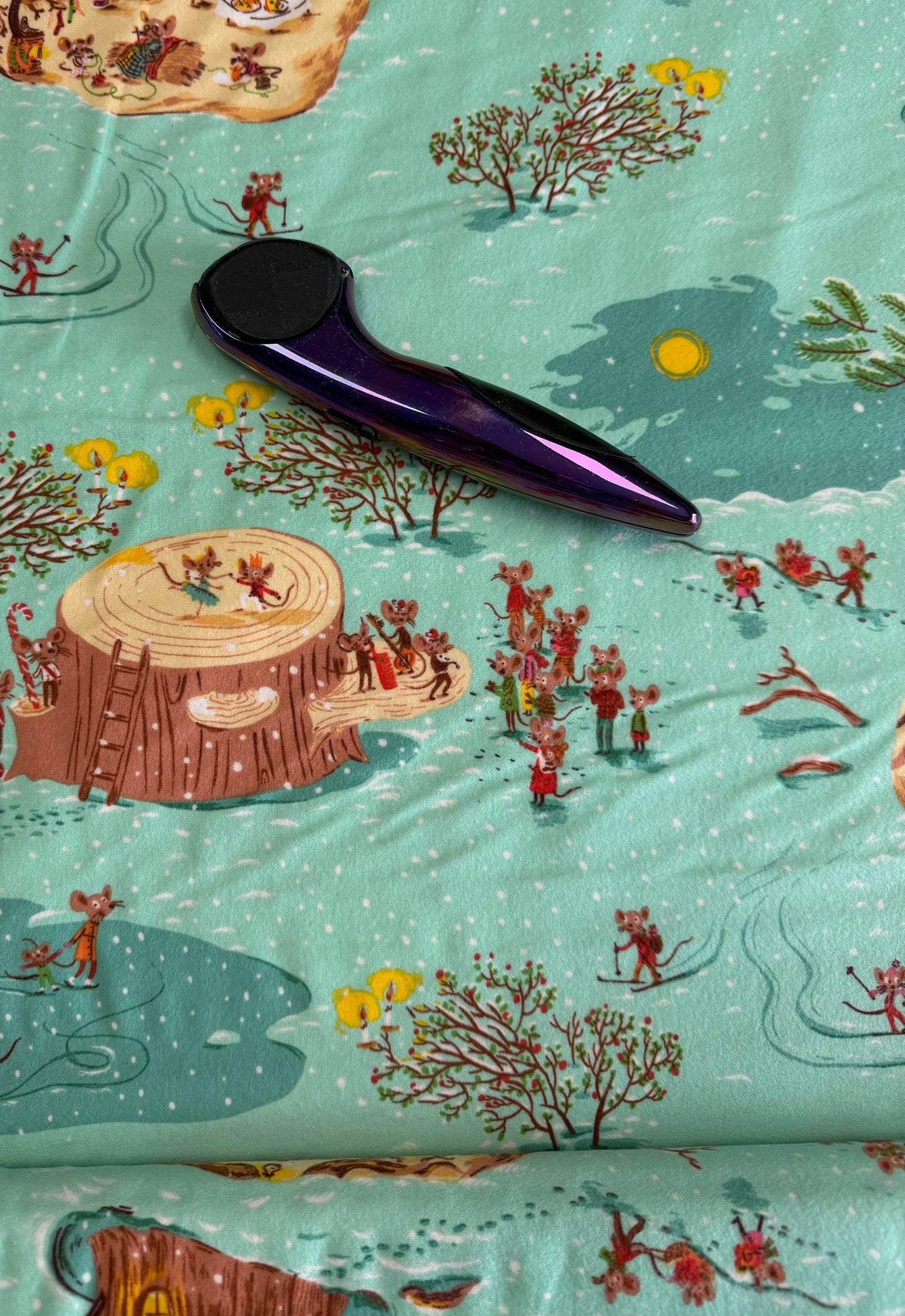 Sugarplum Flannel 50165F-1 by Heather Ross