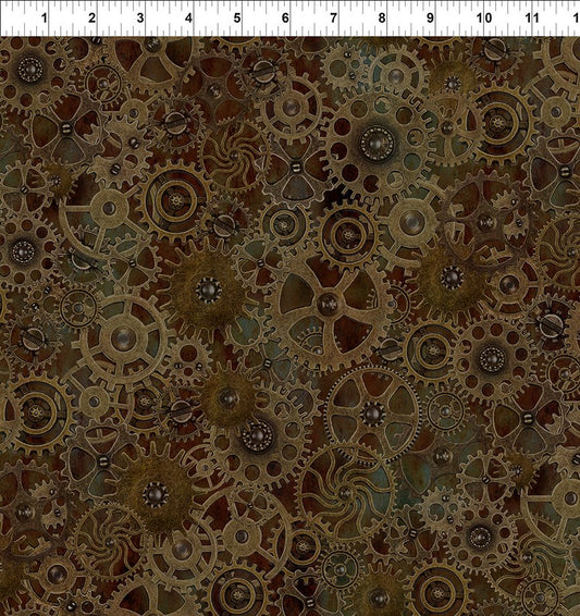 PREORDER ITEM - EXPECTED DECEMBER 2025: Steampunk Menagerie By Jason Yenter 8ST.1 8ST.1 Cotton Woven Fabric
