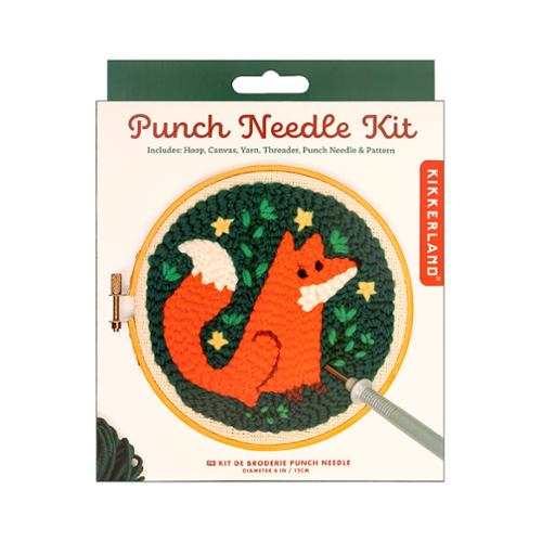 Punch Needle Kit Fox GG273 by Kikkerland